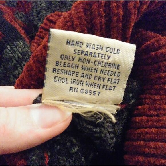 Vintage High Sierra Knit Winter Turtleneck Sweater - Picture 5 of 5